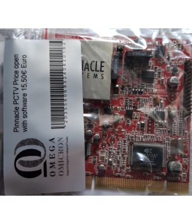 Pinnacle PCTV Price open with software