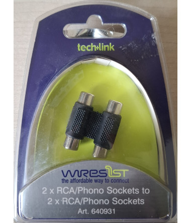 2x RCA /Phono Sockets to 2x RCA/Phono Sockets Art.640931